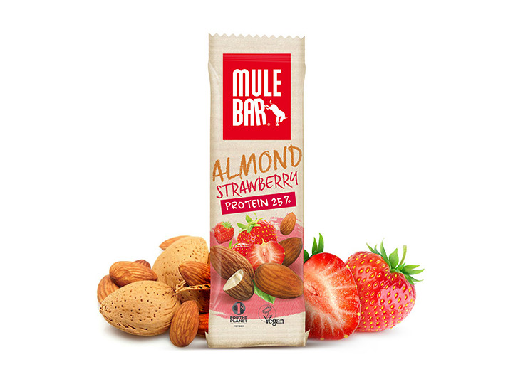 Almonds & Strawberry Mulebar protein bar