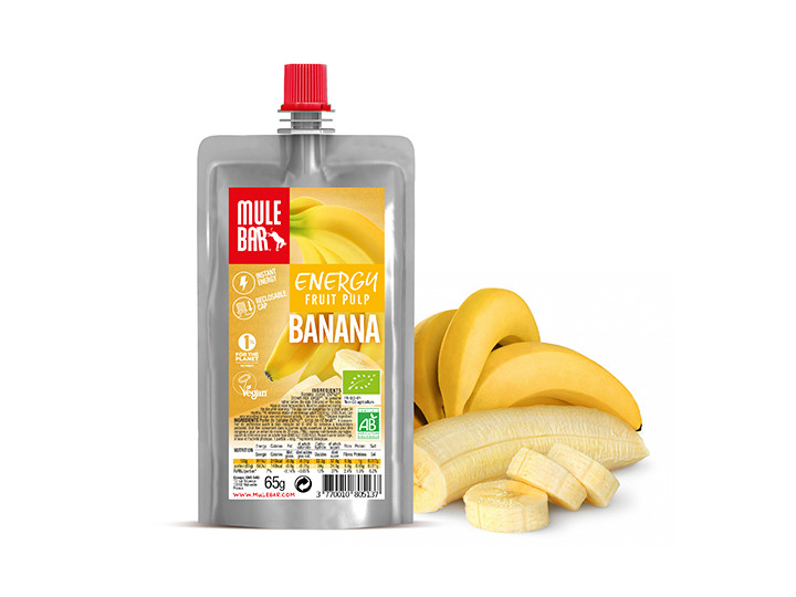 Pulpe de fruit bio Mulebar banane
