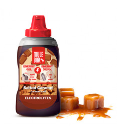 Mulebar salty caramel energy gel eco refill bottle