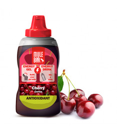 Mulebar plant based cherry energy gel eco refill bottle