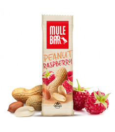 Peanut & Raspberry Mulebar cereal bar packshot