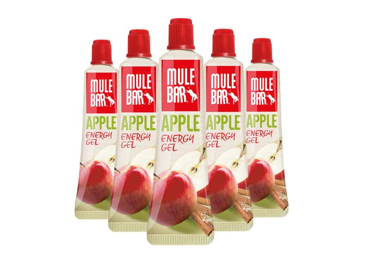 5 mulebar apple energy gels