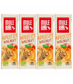 Pack of 4 apricot & wallnut Mulebar energy bars