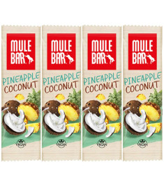 Pack of 4 pineapple and coco Mulebar energy bars