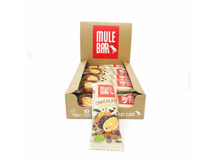 Box of 15 Chocolate & Orange Mulebar energy bars