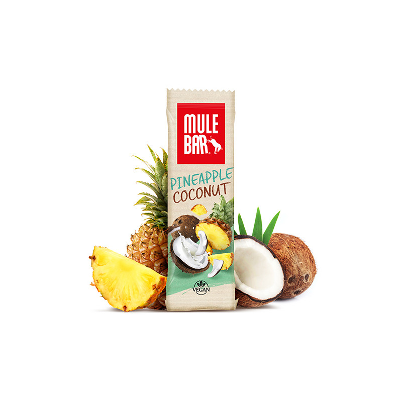 Barre céréales Énergétique Ananas Coco baies de Goji Mulebar