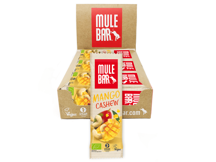Box of 15 Mango & Cashew Mulebar cereal bars