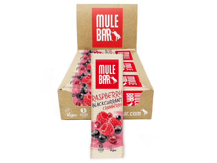 Box of 15 Red fruits Mulebar cereal bars