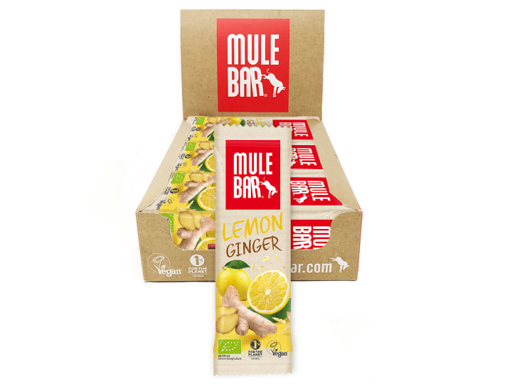 Box of 15 Lemon & ginger Mulebar cereal bars