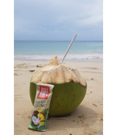 Mulebar Ananas coco sur la plage