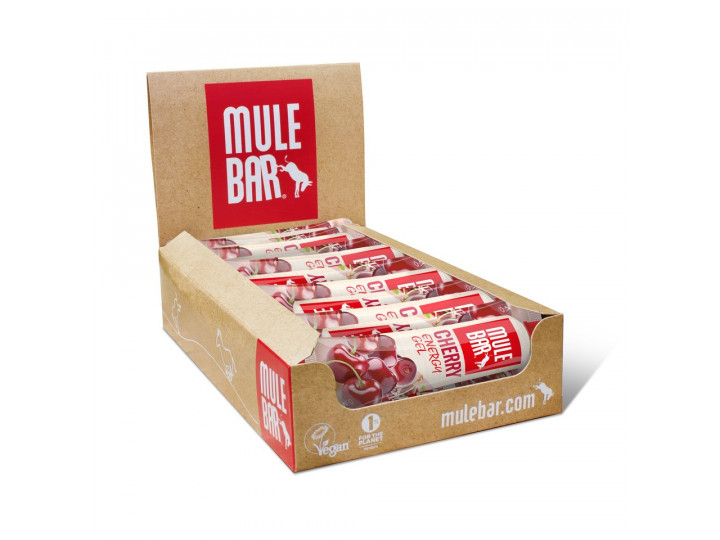 Box of 24 Mulebar cherry energy gels