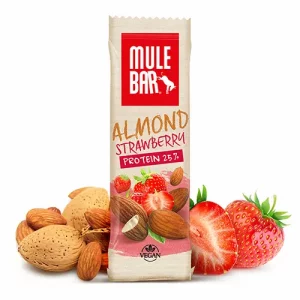 Mulebar Strawberry Almond Plant based Protein Bar