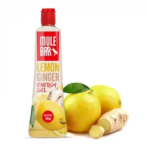 Gel énergétique Mulebar citron gingembre pour le marathon